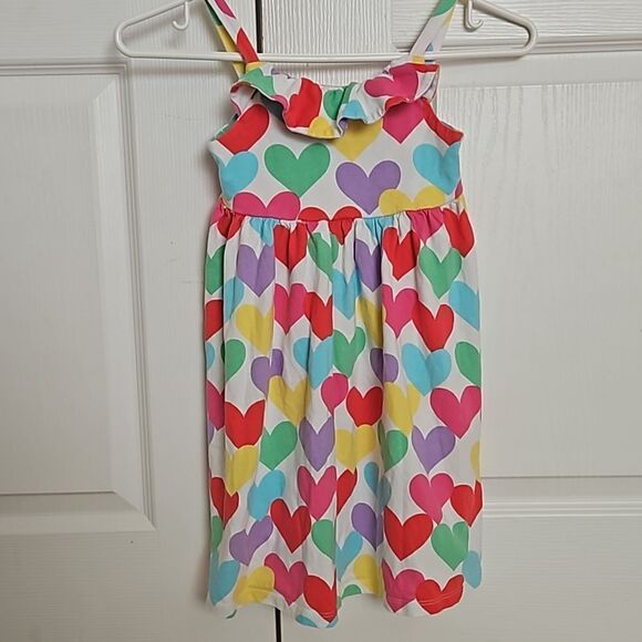 Gymboree Girl's Bundle Of 2 Floral Dresses Purple, Red & Green 6 Years Old - Picture 5 of 16